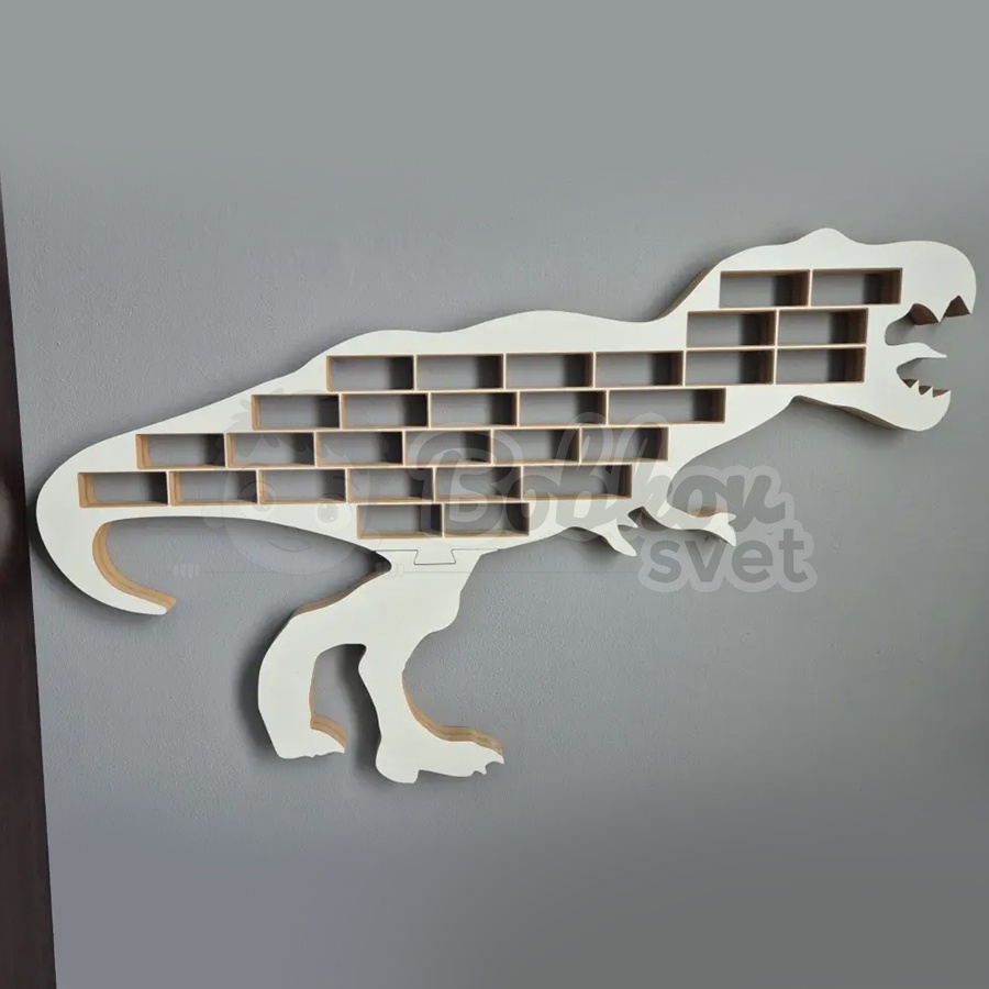 Veľký organizér na malé autíčka / angličáky - model DINO T-REX
