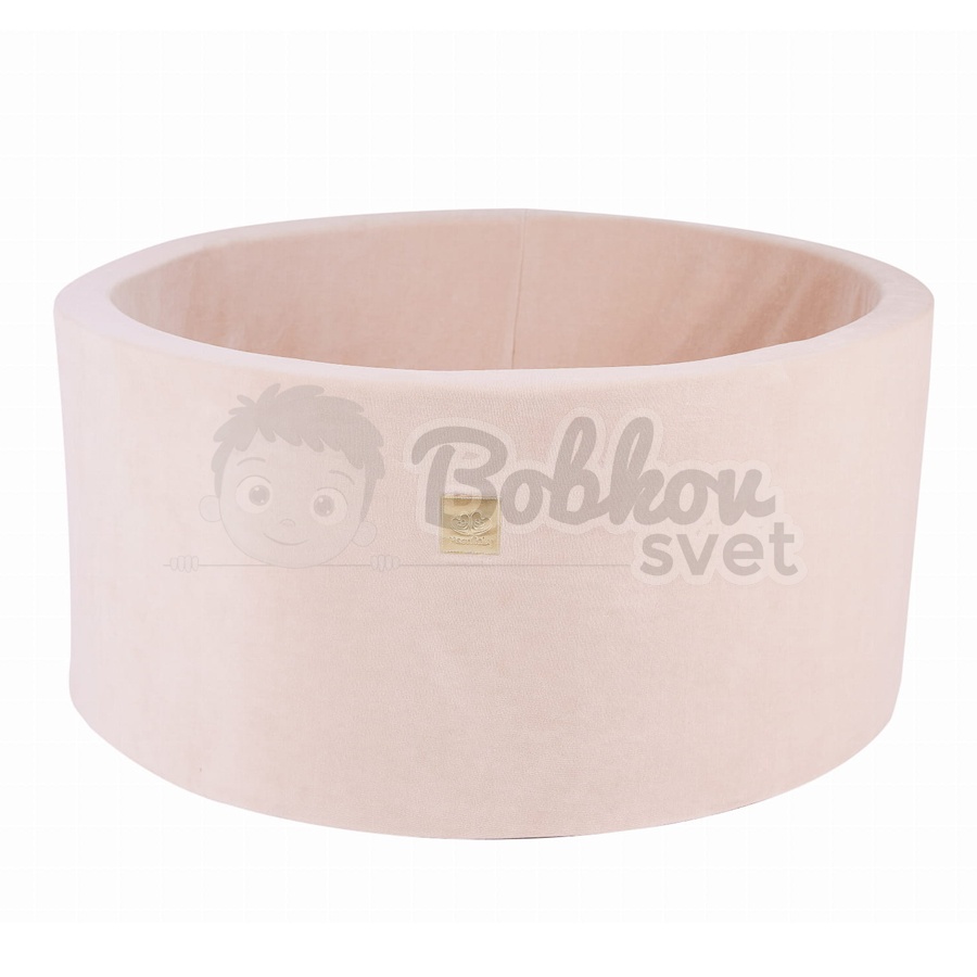 Detský suchý bazén EXCLUSIVE MeowBaby® ZAMAT model Angel s guličkami 250 ks (90x40cm)
