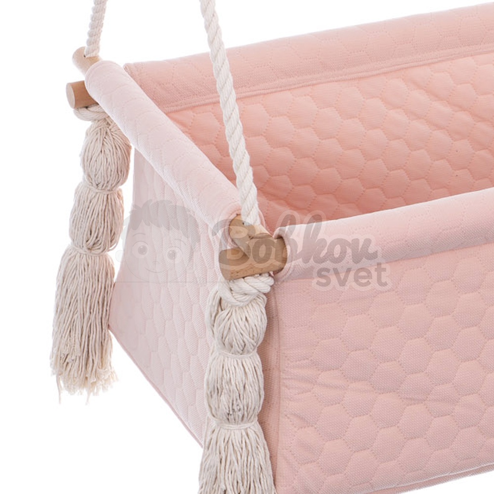Kolíska pre novorodencov VELVET NewBorn - pink