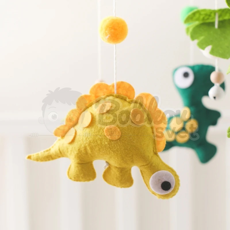 Závesný detský kolotoč nad postieľku - model DINO